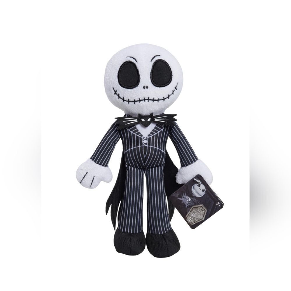 New Disney Tim Barton the Nightmare Before Christmas Jack Skellington Plush 9"